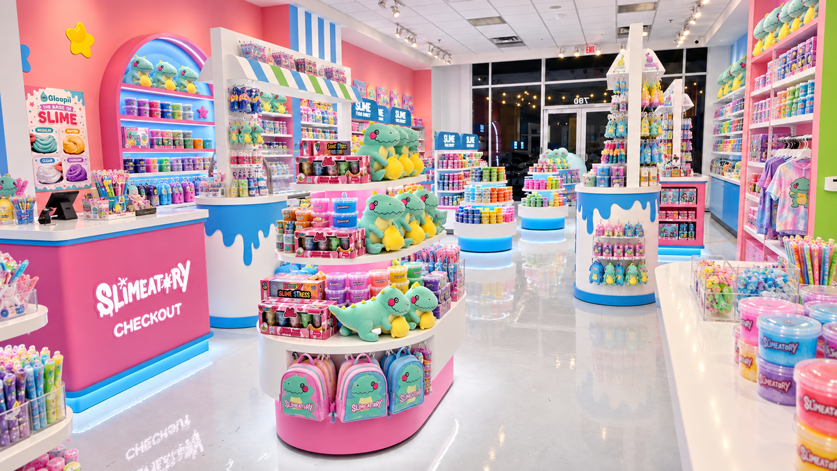 Colorful Gloopii store interior in Temecula